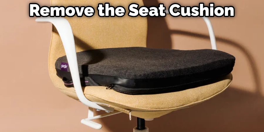 Remove the Seat Cushion