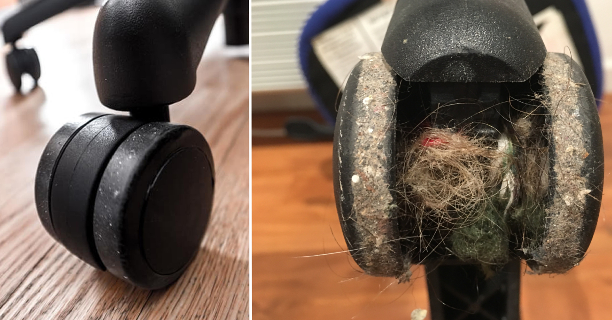 How to Remove Hair From Office Chair Wheels