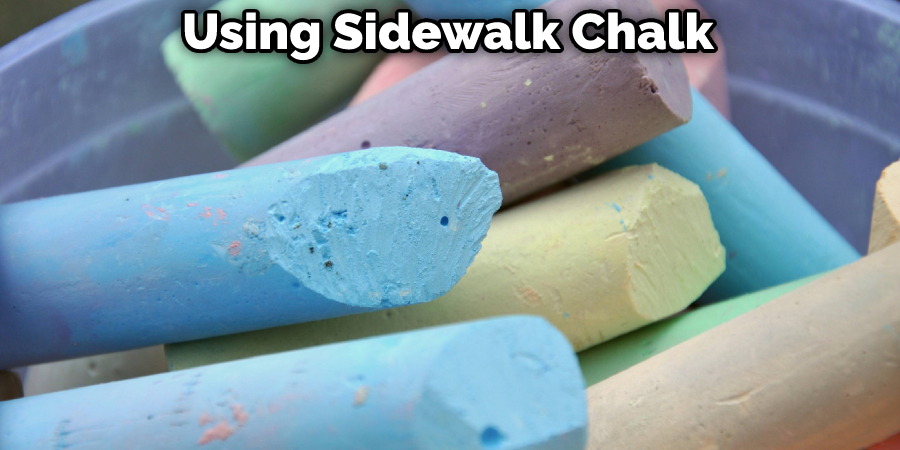 Using Sidewalk Chalk