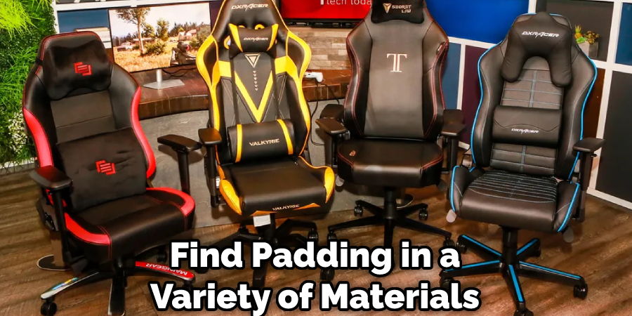 Find Padding in a Variety of Materials