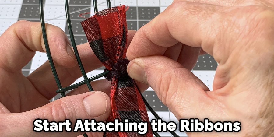 Start Attaching the Ribbons