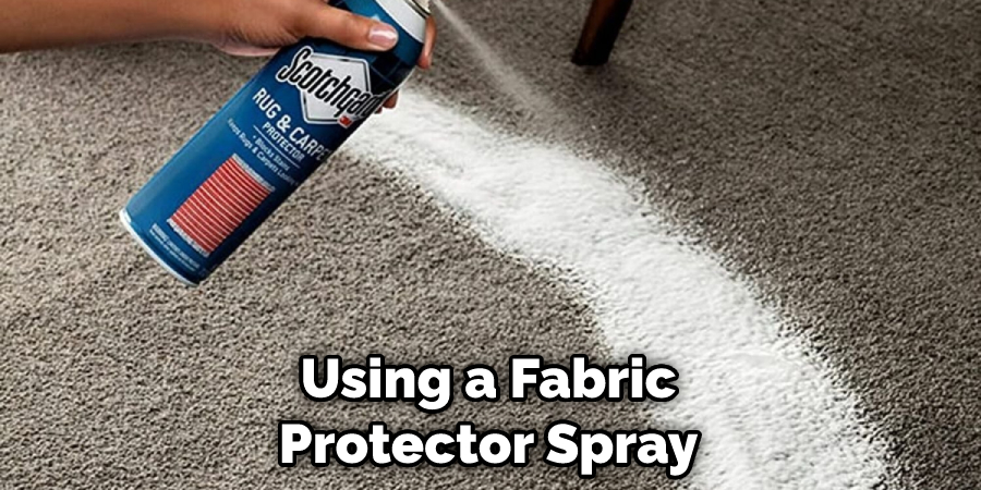 Using a Fabric Protector Spray