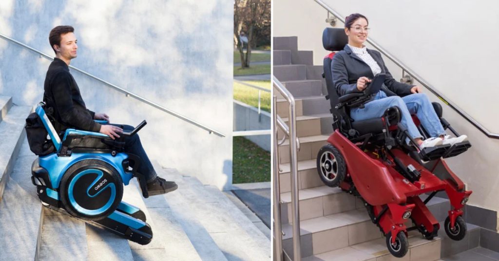 How to Get a Wheelchair Up Stairs