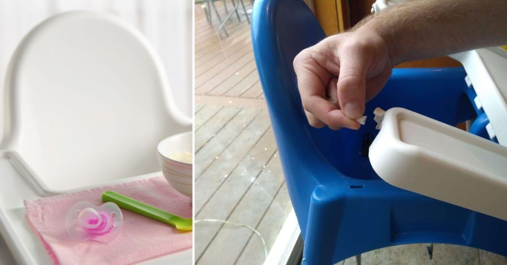 How to Remove Ikea High Chair Tray