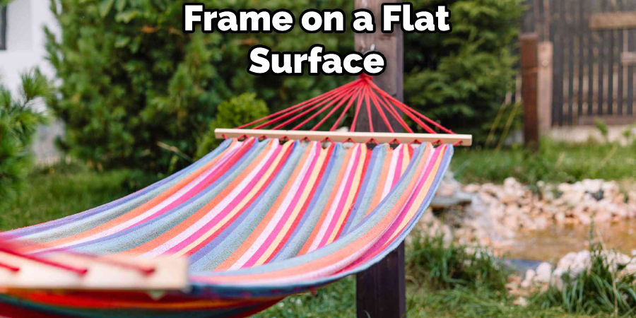 Frame on a Flat Surface