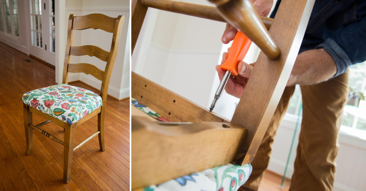 How to Add a Padded Seat to a Wooden Chair