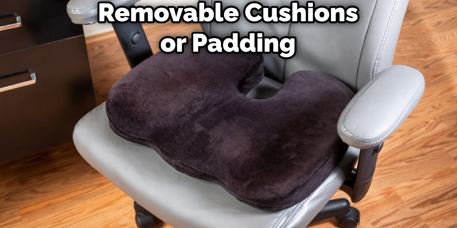 Removable Cushions or Padding