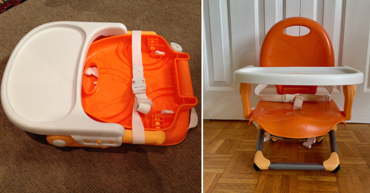 how to fold chicco portable high chair