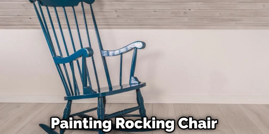 Painting Rocking Chair