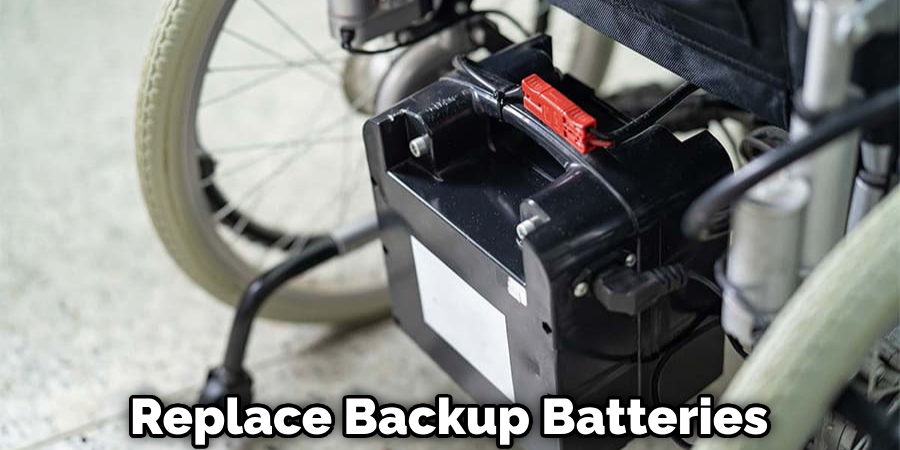 Replace Backup Batteries