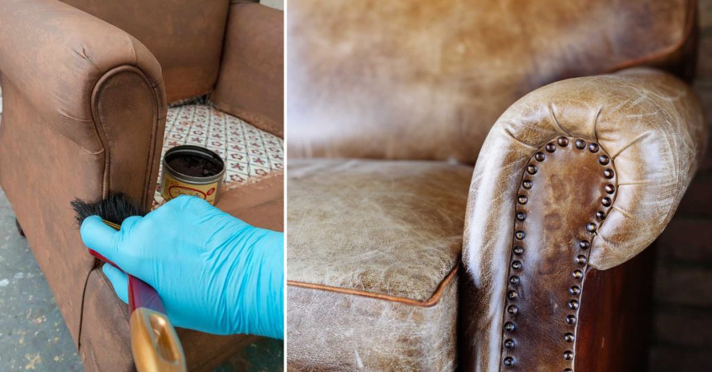 How to Paint a Leather Chair