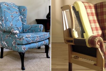 How to Reupholster Wingback Chair