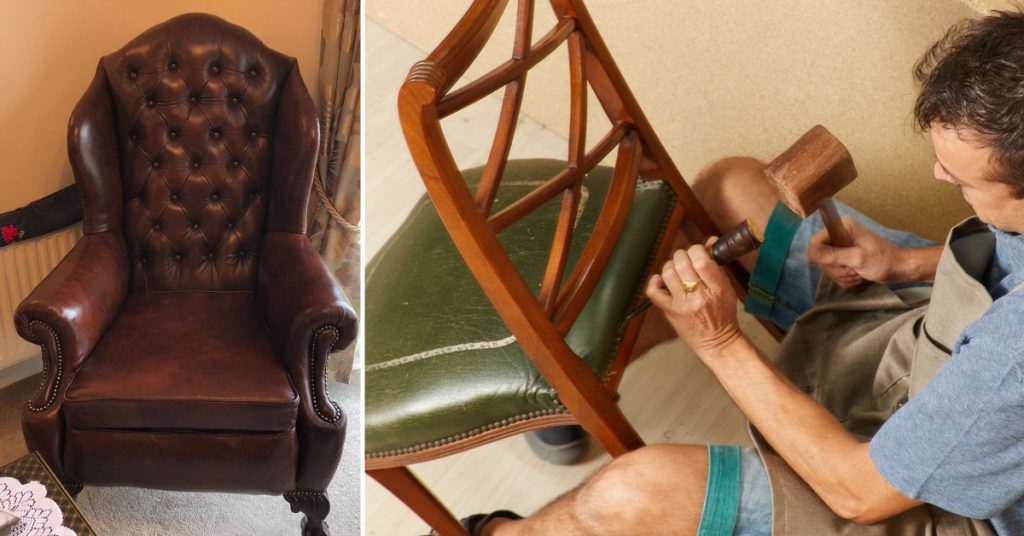 How to Reupholster a Leather Chair