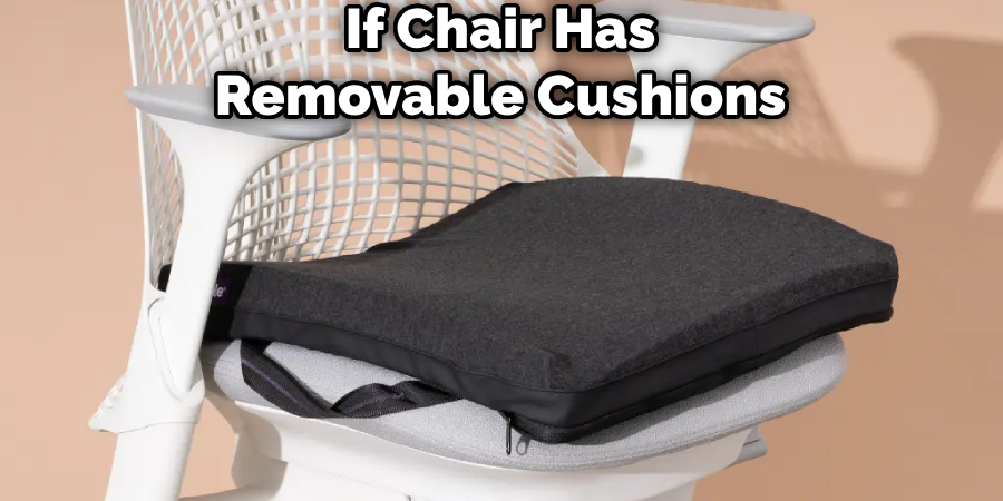 Chair Has Removable Cushions