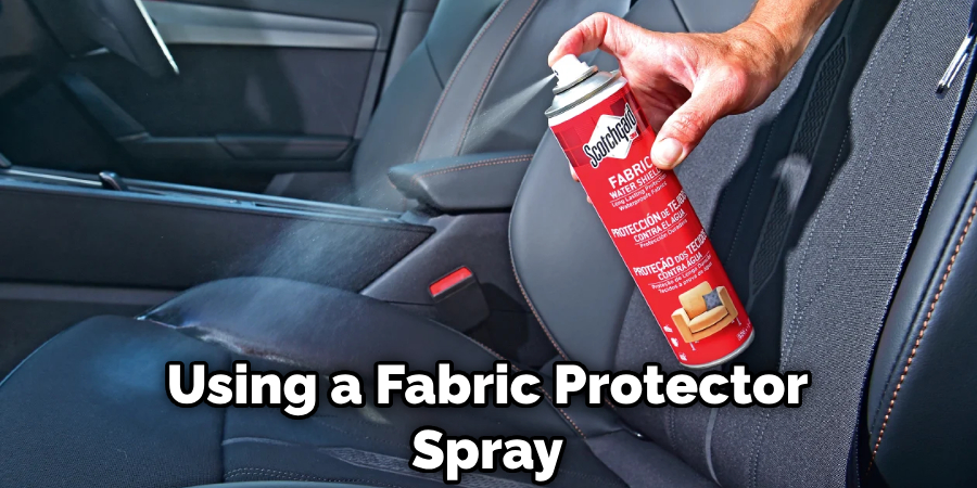 Using a Fabric Protector Spray