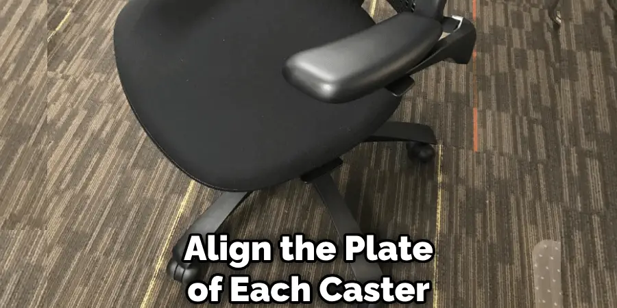 Align the Plate of Each Caster