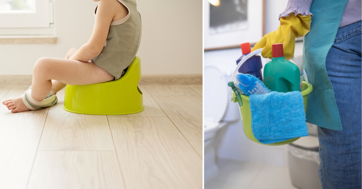 How to Clean Potty Chair