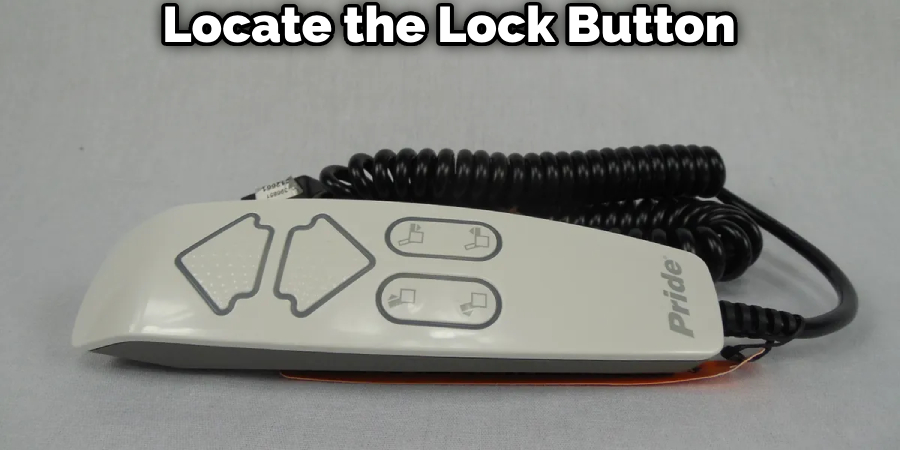 Locate the Lock Button